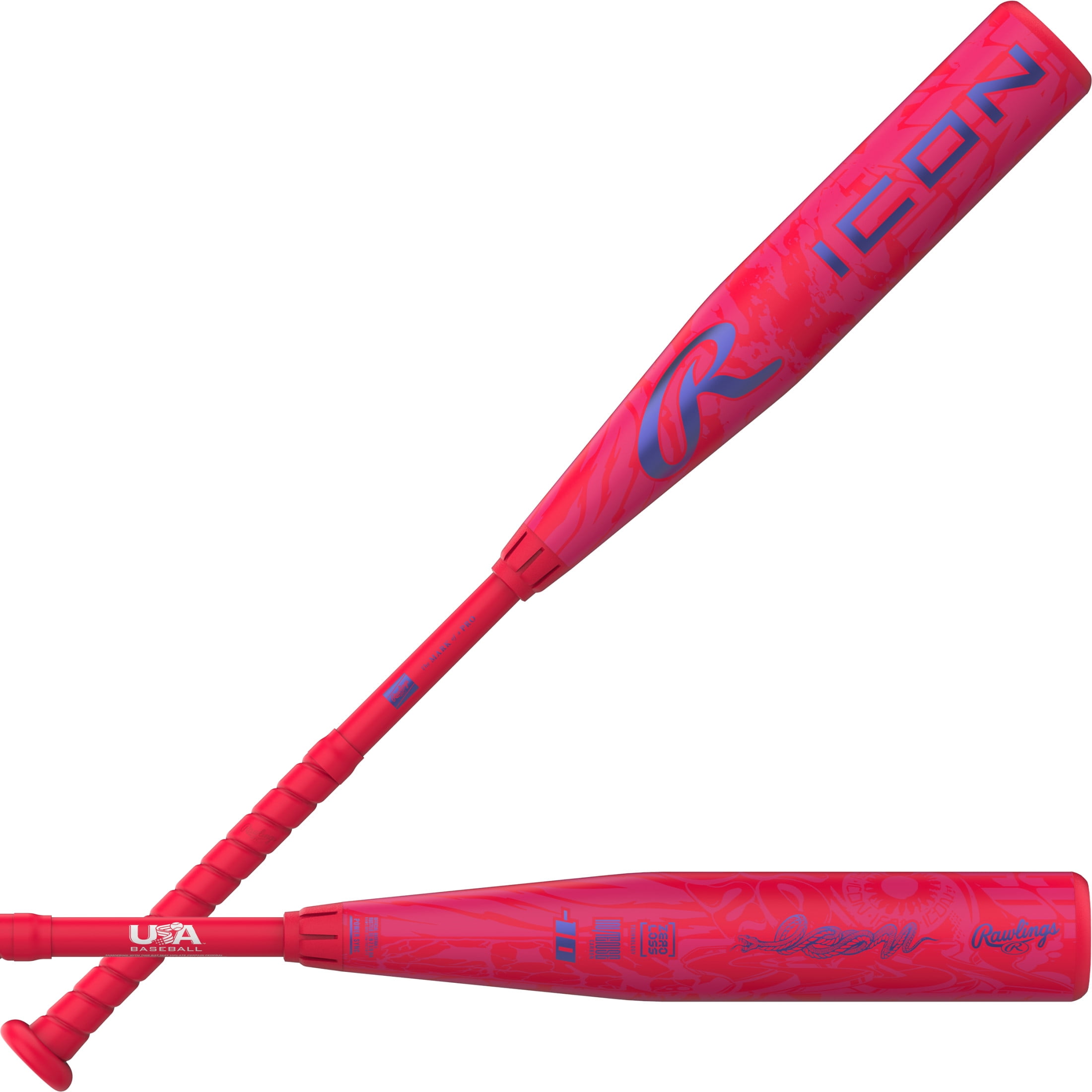 Rawlings | 2027 ICON Baseball Bat | USA | 2 5/8" Barrel | 30 Inch | -5