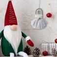 thumbnail image 4 of 1PC Mini Macrame Wall Hanging Boho Christmas Ornaments Handmade Christmas Tree Wall Hanging Xmas Macrame Ornaments Woven Decor for Xmas Birthday Wedding Party Living Room Dorm Nursery Room, 4 of 7