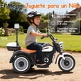 thumbnail image 3 of Mini Moto Eléctrica Infantil Honey Whale BDQ-6388 Blanco, 3 of 7