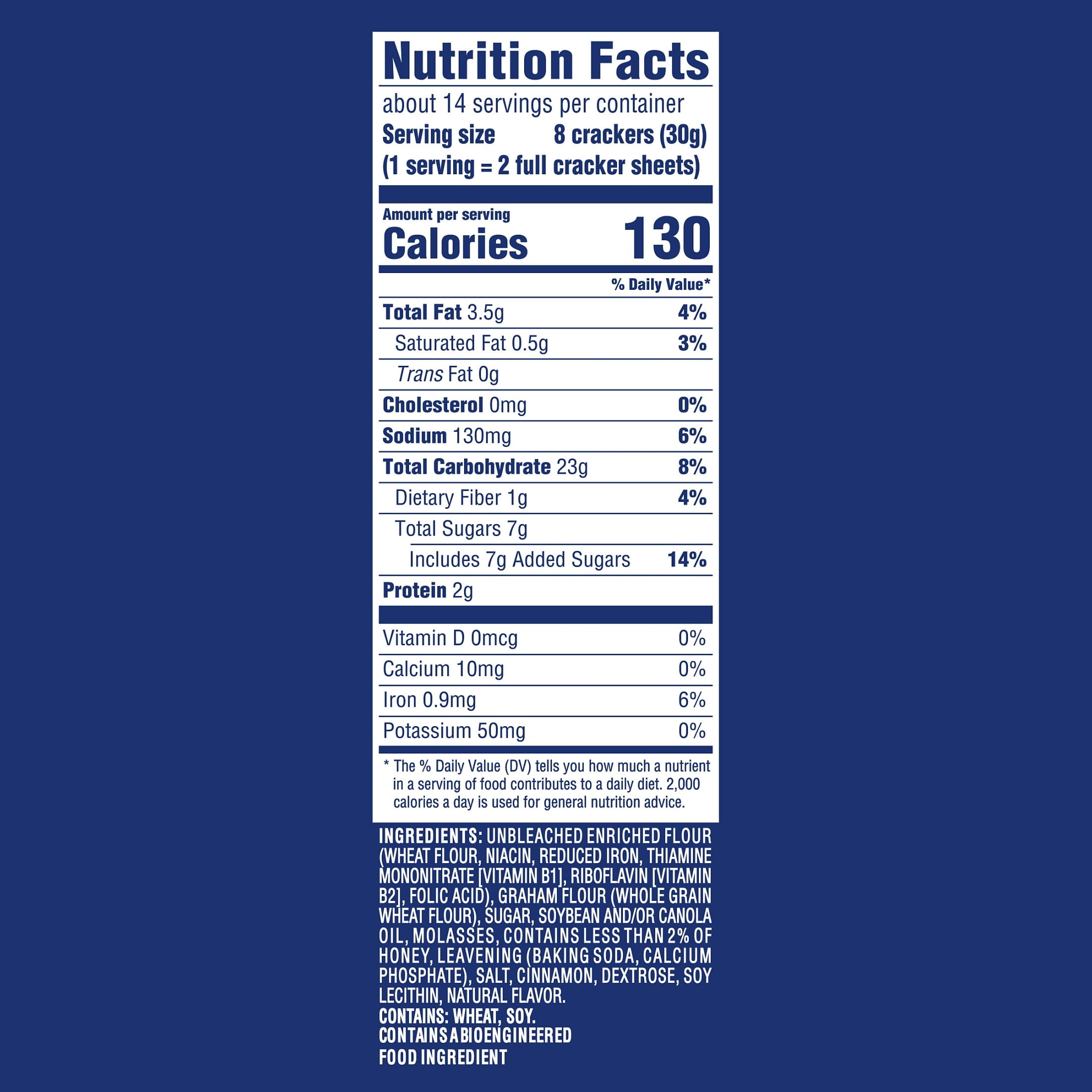 HONEY MAID Cinnamon Graham Crackers, Lunch Snacks, 14.4 oz