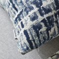 thumbnail image 4 of Fundas de cojín ROMANDECO Jacquard para sofá 45 x 45 cm, color azul marino, 4 of 6