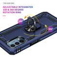 thumbnail image 6 of Grade Drop Impact for Oneplus Nord N200 5G Case Oneplus Nord N200 5G Case 360 Metal Rotating Ring Kickstand Holder  Heavy Duty Shockproof Case for Oneplus Nord N200 5G Phone Case (Blue), 6 of 17
