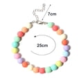 thumbnail image 5 of Walbest Small Dogs Necklace Faux Pearl Rhinestone Female Cat Puppy Doggies Jewelry Grooming Accessories Multicolor, 5 of 7