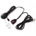 thumbnail image 3 of Tholdsy FORNORM 5V IR Control remoto infrarrojo Transpondedor Receptor Repetidor Emisor Adaptador USB Cable de extensión Cable con luz LED Juegos de teclado y mouse para computadora, 3 of 6