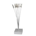 thumbnail image 4 of Silver Base Photo Clips Holder Table Number Clamps 8 Branch Memo Home Office Desk Paper Organizer Tree Style Wedding Pictures, 4 of 7