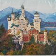 thumbnail image 6 of GZHJMY Beautiful Castle Cloth Napkins Washable Reusable Polyester Dinner Napkins 20 x 20 Inch for Home Weddings Parties Holiday Table Napkins Set of 1, 6 of 6