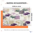 thumbnail image 2 of 32"x20" Door Mat Mat Absorbent & Non-Slip Entryway Rug Washable Floor Mat Ginkgo Leaves and Petals, 2 of 8