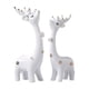 thumbnail image 1 of 2 estatuas de ciervos, esculturas de animales, colección moderna, figuras decorativas Blanco, 1 of 9