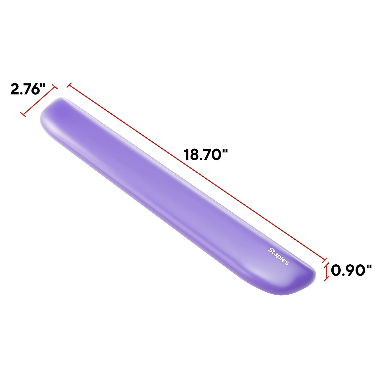 MyOfficeInnovations Gel Wrist Rest Purple Crystal (18261) 811733