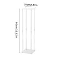 thumbnail image 2 of KFFKFF 10PCS 23.6inch Tall Wedding Column Flower Stand Display Rack Acrylic, 2 of 9