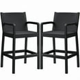 thumbnail image 7 of Homall 2-Pack Outdoor Bar Stools, High Back Bar Chairs with Textured Seat for Patio Pool, 7 of 7