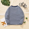 thumbnail image 6 of Ludearly Boys Sweatshirts Cotton Long Sleeve Crewneck Pullover Toddler Kids Winter Warm Shirt Sweater Tops 2-8Y, 6 of 9