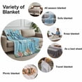 thumbnail image 6 of Throw Blanket for Couch Turtle Soft Fleece Flannel Blankets Cozy Lightweight Blanket for Home Sofa Living Room Starfish Ocean Bed Throws 30" x 40", 6 of 9