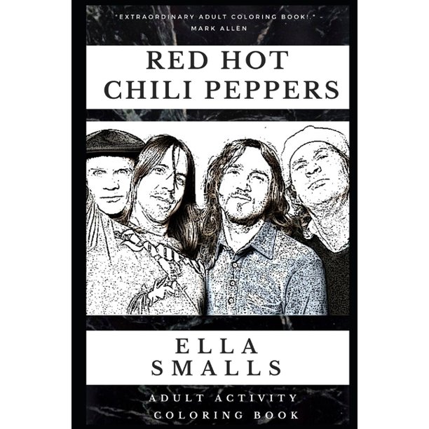 Red Hot Chili Peppers Adult Activity Coloring Books: Red Hot Chili