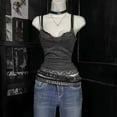 thumbnail image 6 of Y2k Crop Tops Vintage Clothes Aesthetic Print Basic Vest Summer Harajuku Sleeveless Slim 2000s Streetwear Goth Cami Emo Girl, 6 of 16