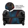 thumbnail image 4 of Daiia Surrealist Goat Luggage Cover, Thickened Washable Travel Luggage Covers, Elastic Unique Baggage Covers for 18-20 inch Luggage-Large, 4 of 9