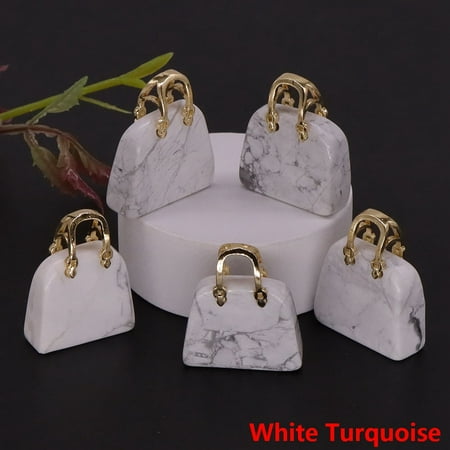 1  Mini Women Bag Natural Stones Crystal Healing Reiki Quartz Gemstone For Jewelry Pendant Crafts Home Decoration Gift Wholesale