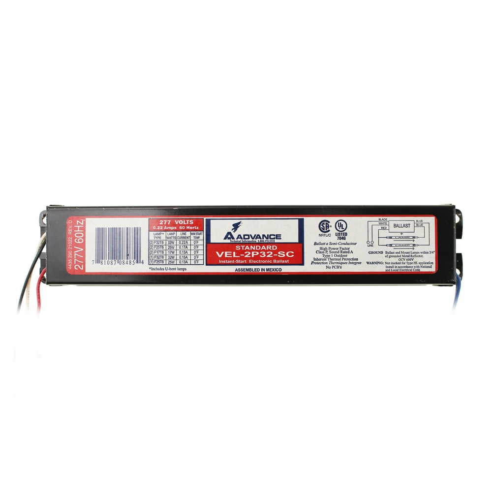 Advance Ballasts VEL2P32SC Fluorescent Electronic Ballast, 2 Lamp