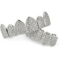 thumbnail image 3 of 18K Gold Plated Iced-Out Grillz with Extra Molding Bars Included, 3 of 3