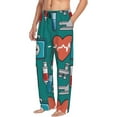 thumbnail image 2 of Balery Medical Elements print Men's Pajama Pants,Ultra Lightweight Pjs,Lounge Pant-XX-Large, 2 of 9