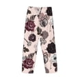 thumbnail image 5 of Disketp Retro Red Black Roses Men'S Pajama Pants - Ultra Soft Fleece Sleep And Lounge Pants (Size: S-Xxl), 5 of 9