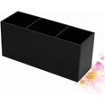 thumbnail image 3 of Organizador Para Brochas De Maquillaje Acrílico Con Compartimentos Para Almacenamiento De Cosméticos y Lápices Caja De Escritorio Multifuncional Color Negro, 3 of 4