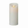 thumbnail image 1 of Restaurantware Fire Tek 3 x 7 Inch Flameless Pillar Candles 10 Programable LED Pillar Candles - Dancing Flame For Home Weddings And Parties White Real Wax Battery Pillar Candles Remote Sold Separately, 1 of 4