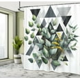 thumbnail image 4 of Ambesonne Eucalyptus Leaves Shower Curtain, Meadow Bouquet, 69"Wx75"L, Dark Blue Grey and Green, 4 of 4
