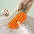 thumbnail image 4 of 4-in-1 Cat Grooming Brush – hair brush with water spray for Cats & Dogs – Pet Hair Removal & Massage Comb for Long & Short Hair,brush with water spray,Khaki, 4 of 8