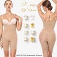 thumbnail image 3 of SHAPEVIVA Womens Full Bodysuits Shapewear Undergarments for Women Body Shaper Underbust Fajas Colombianas Levanta Cola y Cadera, 3 of 8