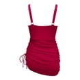thumbnail image 5 of FhsagQ Ensembles de Maillots de Bain pour Femmes Robe de Bain Maillots de Bain en Maille Transparente Paréos Ensembles de Maillots de Bain pour Femmes Justaucorps String Ensembles de Maillots de Bain pour Femmes Camisoles & Débardeurs Polyester Rouge P, 5 of 5