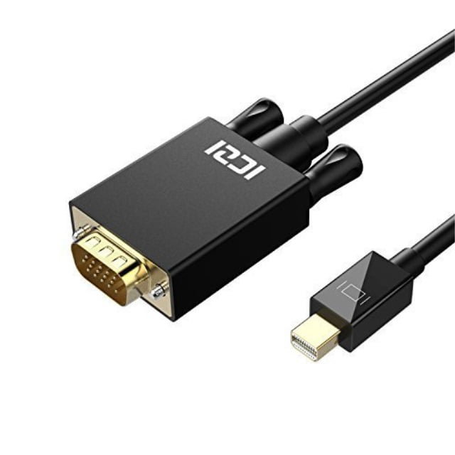 Chromebook Pixel and More Laptops Advice Surface 3 6 Feet 1080P HD Visual Shock for MacBook ICZI Video Pioneer Mini DisplayPort to VGA Adapter Cable Adapter Thunderbolt to VGA Surface Pro 
