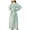 Green, variant on XMMSWDLA Long Bath Robe for Womens Plush Soft Fleece Bathrobes Nightgown Ladies Pajamas Sleepwear Housecoat Soft Pajamas for Women