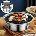 thumbnail image 3 of Korean Charcoal Barbecue Grill Portable Charcoal Stove Without Net stove clay charcoal Rack, 3 of 8