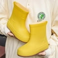 thumbnail image 5 of AUXDIQ Wellington Boots Women Mid-calf Wellies Waterproof Rain Boots Outdoor Garden Shoes, 5 of 6
