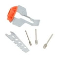 thumbnail image 2 of Chain Saw Sharpener Accessory, Good Hardness Chainsaw Sharpening Attachment High Speed Steel Easy Installation  For Grinding Red, 2 of 8
