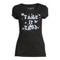 thumbnail image 5 of Juniors’ Take It Easy T-Shirt, 5 of 5