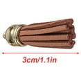 thumbnail image 3 of 10 Pieces Tassels Decorations Accessory Finding Supplies Craft Accessories Jewelry Making Props Tassel for DIY Light brown, 3 of 7
