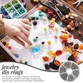 thumbnail image 2 of 1 Box of Metal Jump Rings Earring Connecting Circle Jewelry Making Accessories, 2 of 6
