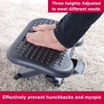 thumbnail image 3 of Sonew Foot Rest, Foot Stool,Adjustable Height Foot Rest Stool Ergonomic Portable Comfortable Under Desk Home Office, 3 of 8
