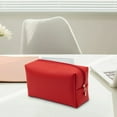 thumbnail image 4 of Korean Style Leather Explosion Makeup Bag Pu Square Cosmetic Organizer Portable Travel Toiletry Storage Pouch, 4 of 8