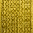 thumbnail image 1 of Ahgly Company Machine Washable Indoor Square Abstract Yellow Modern Area Rugs, 6' Square, 1 of 4