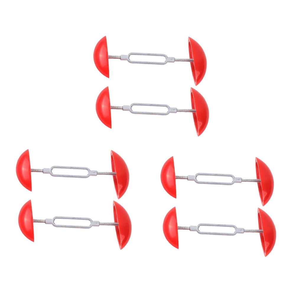 YOSADIER Red ABS Shoe Stretchers 3-Pack for Comfortable Fit and Shoes