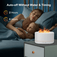 thumbnail image 4 of VAVSEA Essential Oil Diffuser, 7 Color Flame Diffuser Humidifier, Time Setting for Home, Room, White, 4 of 8