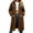 A Coffee, variant on Long Sleeves Pullover Casual Fall Fashion Women's Zipper Solid Color Loose Long Coat Sweatshirt Long-Sleeved Hooded Tops With Pocket Wine Xl