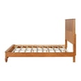 thumbnail image 4 of Solid Wood Bed Frame,Queen Platform Bed Frame with Headboard,Tall Headboard Natural Wood Bed ,No Box Spring Needed,Natural, 4 of 6