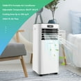thumbnail image 2 of Costway 6000 BTU 350 Sq Ft Portable Air Conditioner with Remote Control, White, 2 of 10