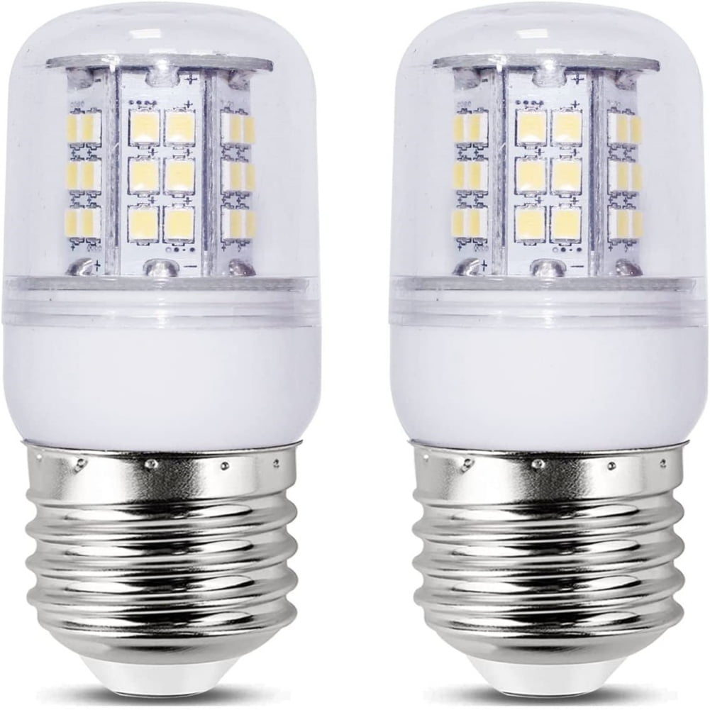2 Pack LED Refrigerator Light Bulbs Equivalent, 40W 120V Fridge Waterproof Bulb, 4W Daylight