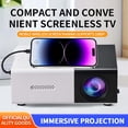thumbnail image 4 of Qocolhg Mini Projector with WiFi & Bluetooth, Full HD 1080P Projector, Portable Outdoor Projector with Remote, Home/Dormitory/Room Theater Movie Phone Projector Compatible with Android/iOS/HDMI/USB, 4 of 9
