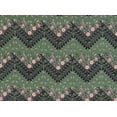 thumbnail image 2 of Zelouf Beaux Chevron Print Crepe , Sewing, DIY, Crafts Fabric by the Yard, 783 Olive/melon, 5 Yard, 2 of 2